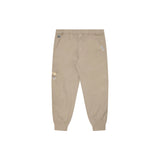 AAPE-Moonface-Embroidered-Relaxed-Woven-Pants-‘Beige-Grey’-1
