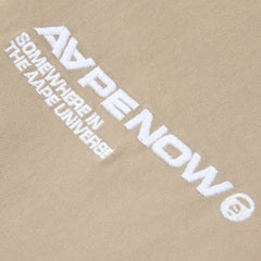 AAPE-Moonface-Embroidered-Relaxed-Woven-Pants-‘Beige-Grey’-5