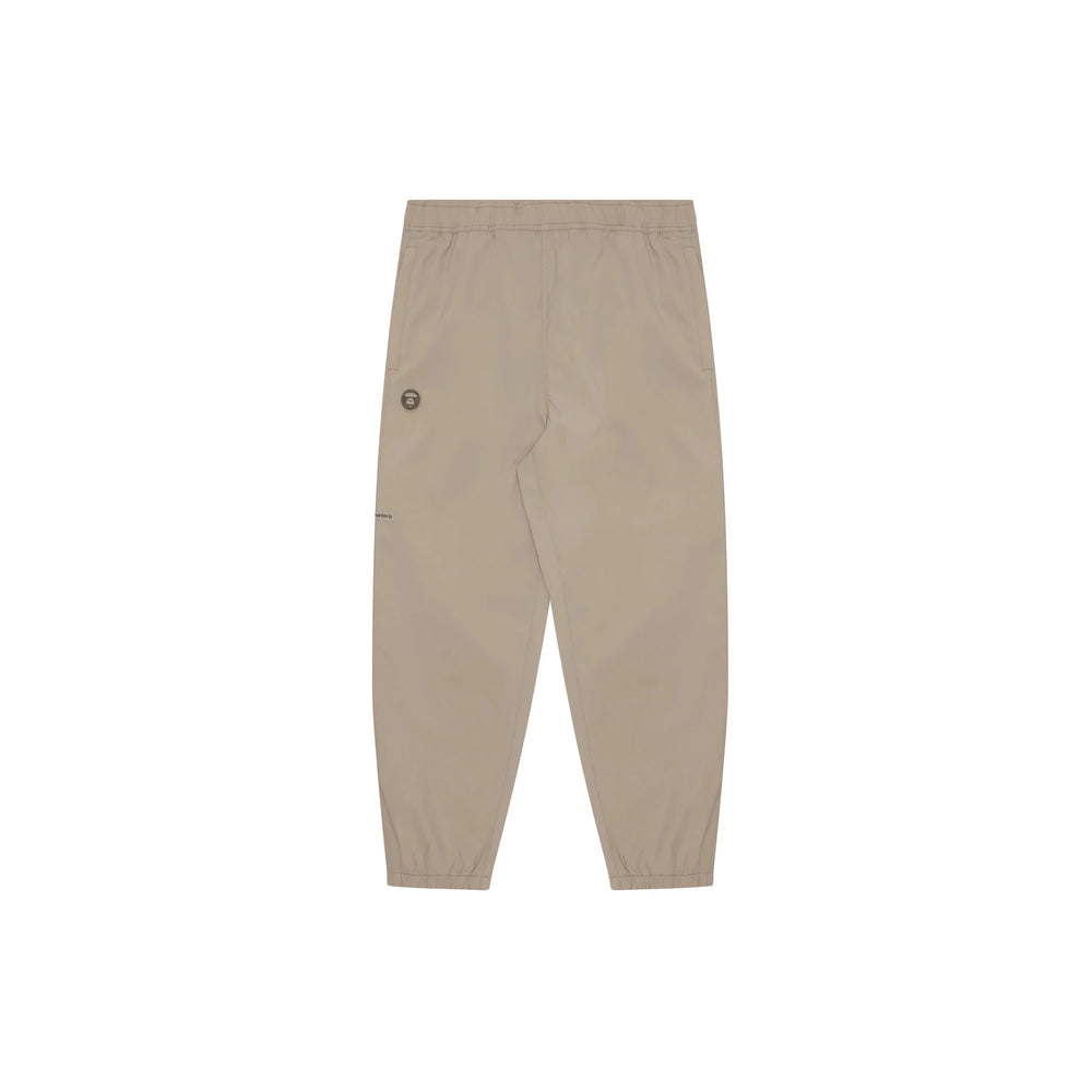 AAPE-Moonface-Patch-Nylon-Pants-‘Beige-Grey’-1