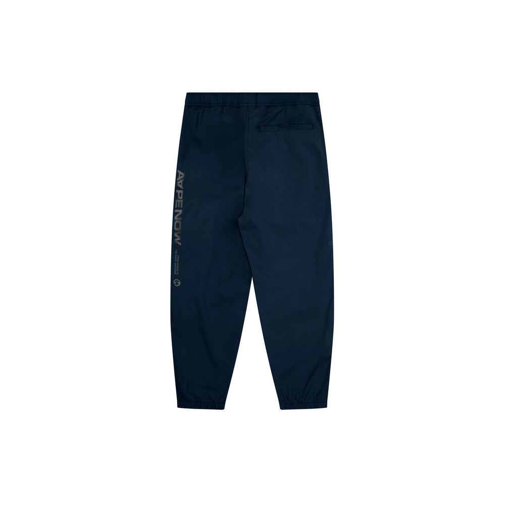 AAPE-Moonface-Patch-Nylon-Pants-‘Navy’-2
