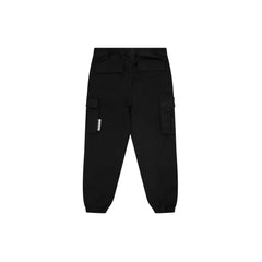 AAPE-NOW-Moonface-Logo-Cotton-Woven-Pants-‘Black’-2
