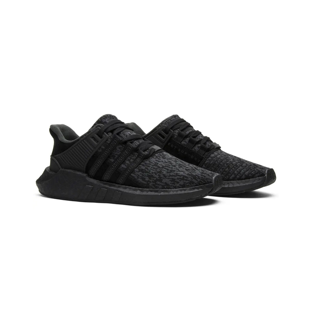 Adidas-EQT-Support-93/17-‘Triple-Black’-(New)-front-side