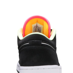 Air-Jordan-1-Low-‘Black-Aurora-Green-Laser-Orange’-(2020)-back-close-up