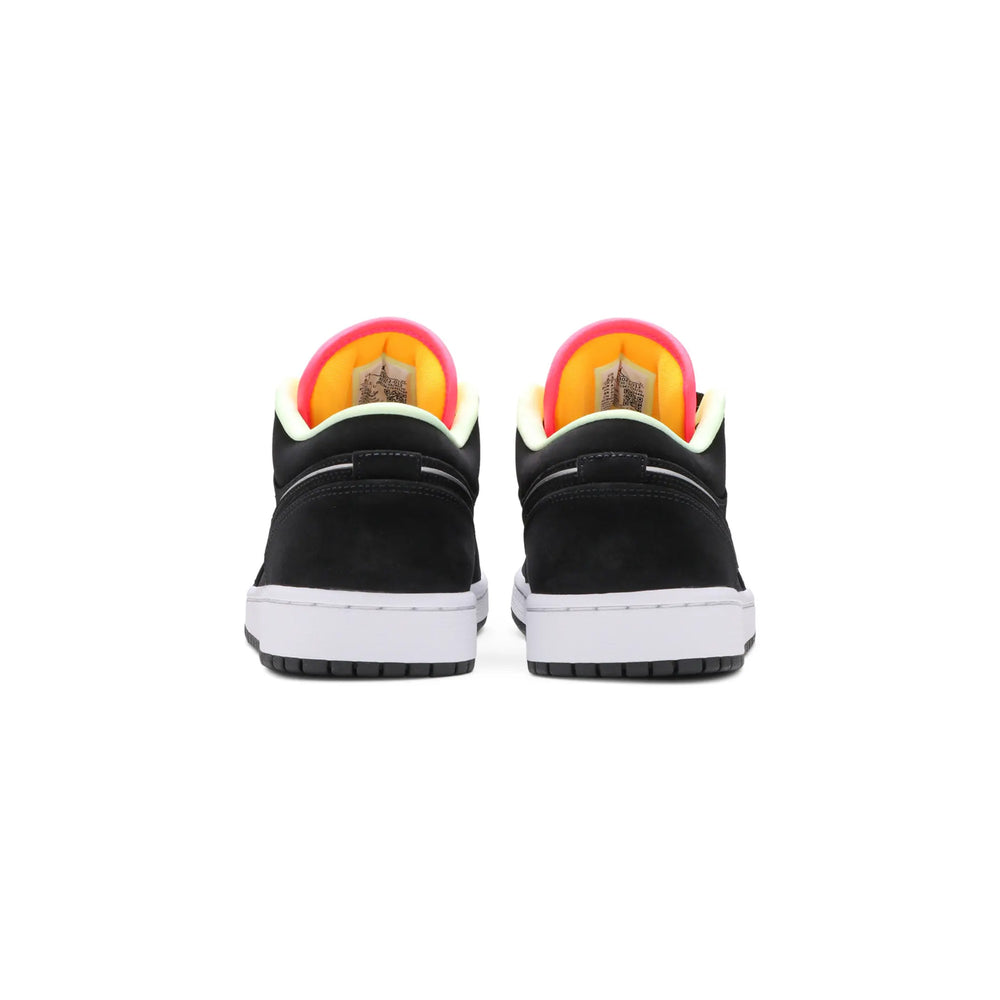 Air-Jordan-1-Low-‘Black-Aurora-Green-Laser-Orange’-(2020)-back