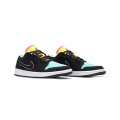 Air-Jordan-1-Low-‘Black-Aurora-Green-Laser-Orange’-(2020)-front-side