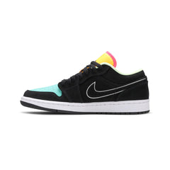 Air-Jordan-1-Low-‘Black-Aurora-Green-Laser-Orange’-(2020)-side-2