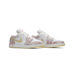 Air-Jordan-1-Low-‘Paint-Drip’-GS-front-side