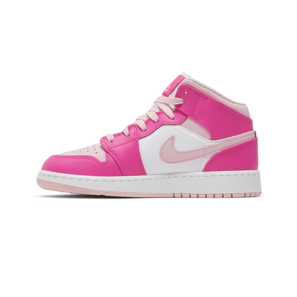 Air-Jordan-1-Mid-‘Fierce-Pink’-GS-side-2