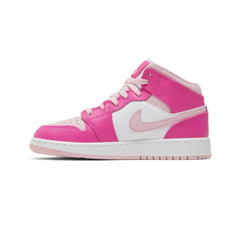 Air-Jordan-1-Mid-‘Fierce-Pink’-GS-side-2
