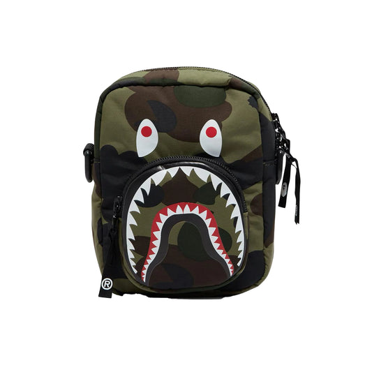 BAPE-1st-Camo-Shark-Mini-Bag-Green-(2025)-1