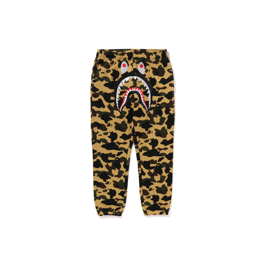 BAPE-1st-Camo-Shark-Sweatpants-‘yellow’-1