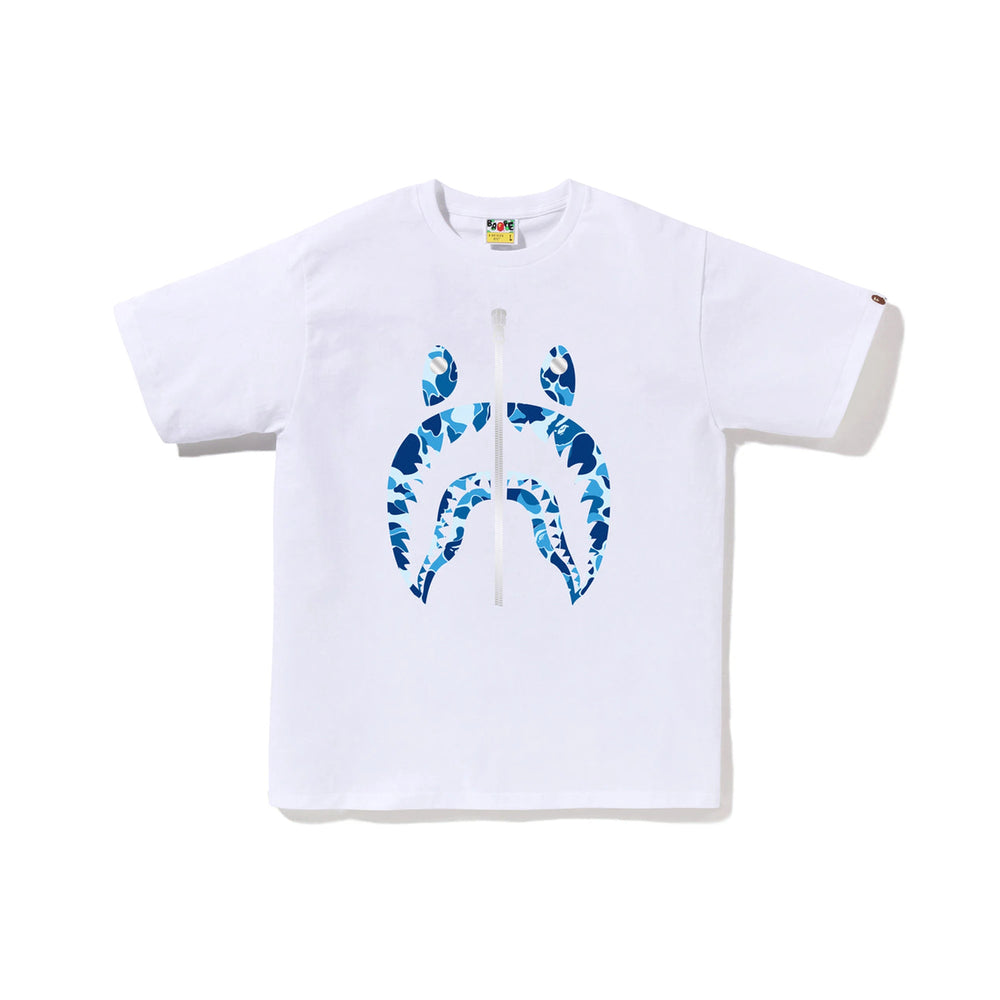 BAPE-Abc-Camo-Shark-Tee-White-/-Blue-1