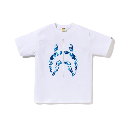 BAPE-Abc-Camo-Shark-Tee-White-/-Blue-1