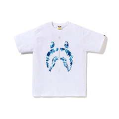 BAPE-Abc-Camo-Shark-Tee-White-/-Blue-1