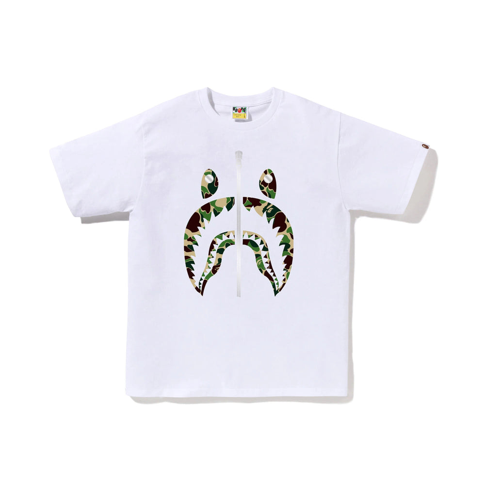 BAPE-Abc-Camo-Shark-Tee-White-/-Green-1
