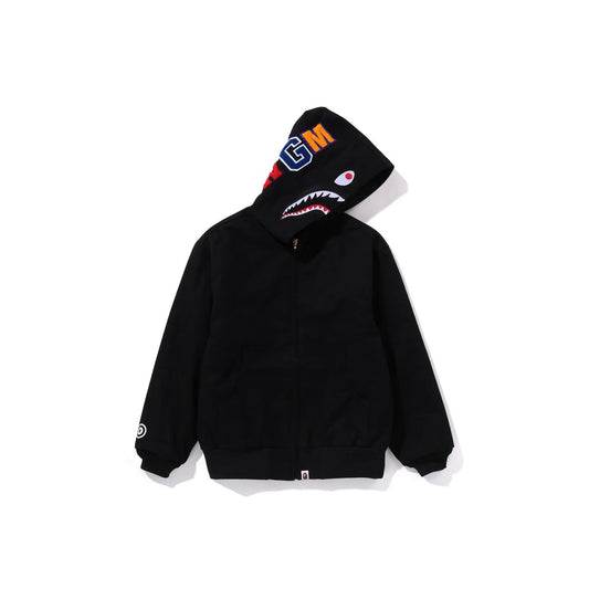 BAPE-Shark-Work-Hoodie-Jacket-‘Black’-1