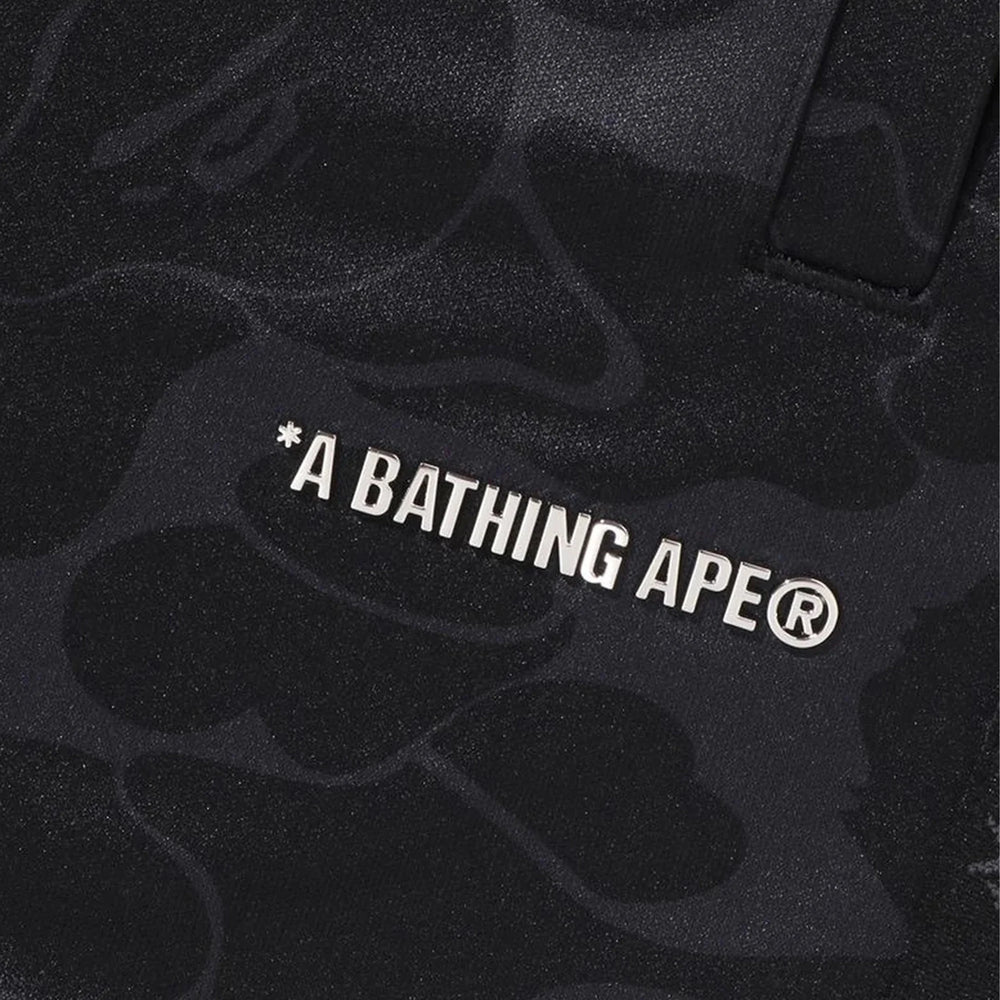 BAPE-Tonal-Solid-Camo-Track-Pants-‘Black’-3