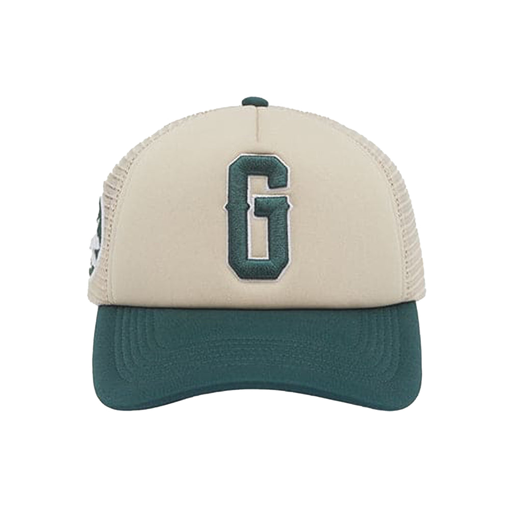 Geedup-G-Trucker-Hat-‘Beige-/-Green’-(2025)-1