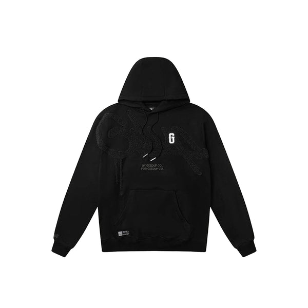Geedup Handstyle/G Hoodie 'Black / Charcoal' (2025)