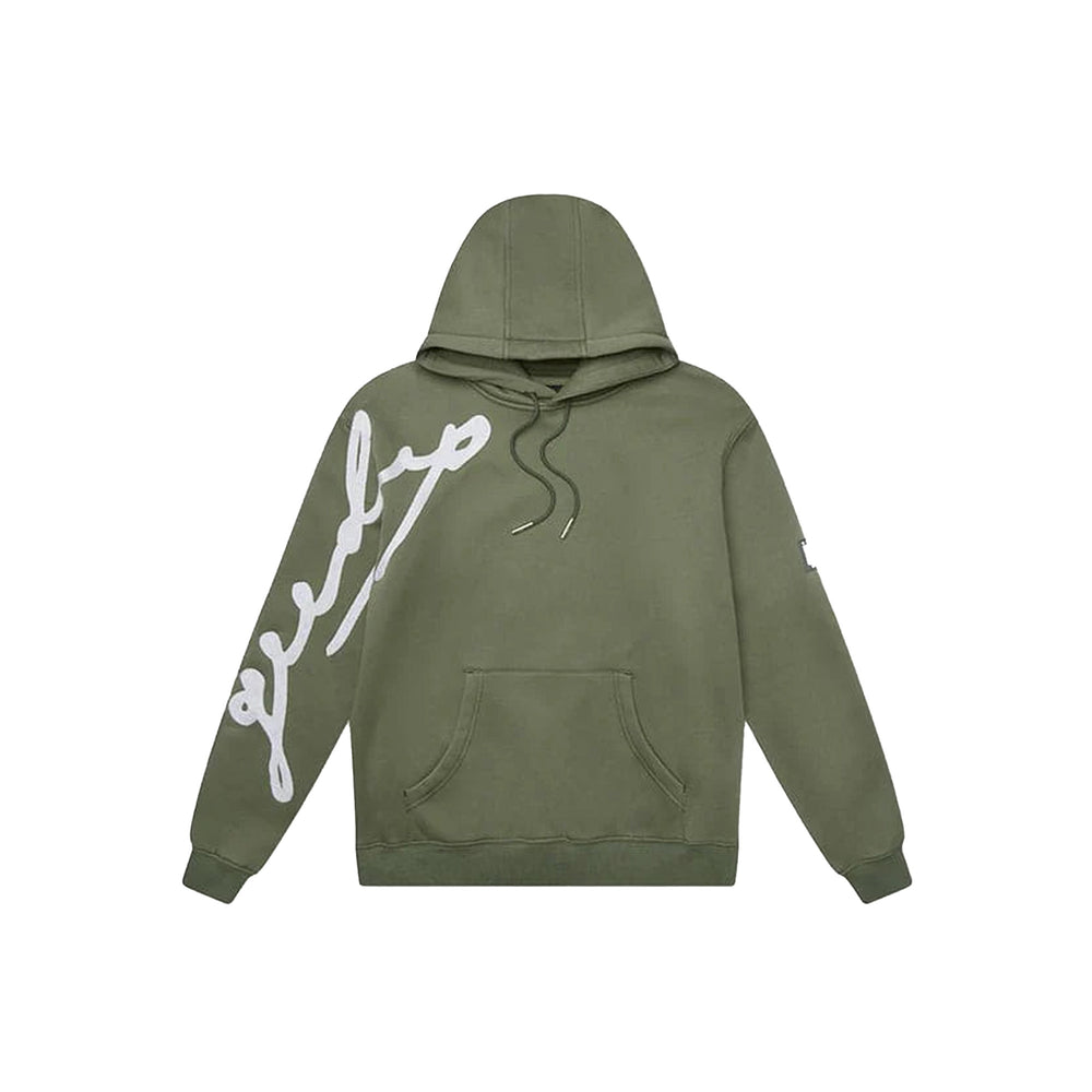 Geedup-Signature-Hoodie-‘Olive-/-White’-