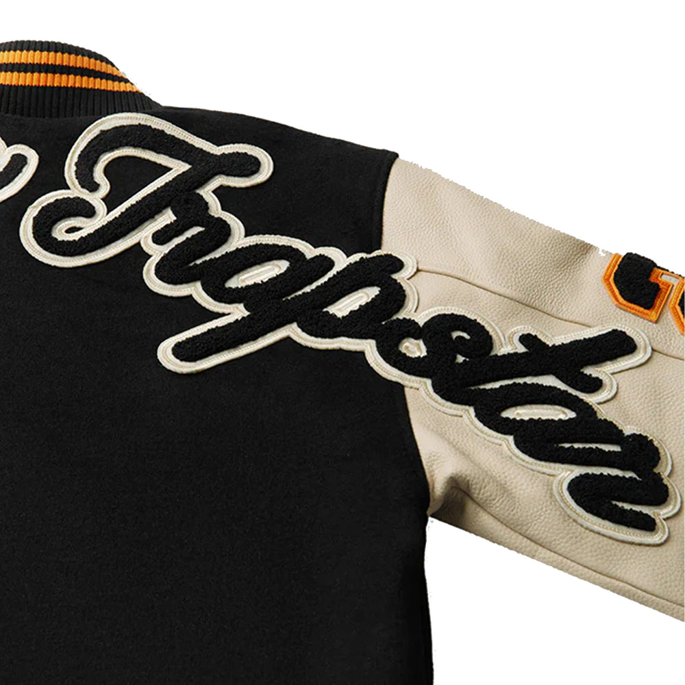 Geedup-x-Trapstar-Letterman-Jacket-Black-Cream-Orange-(2025)-3