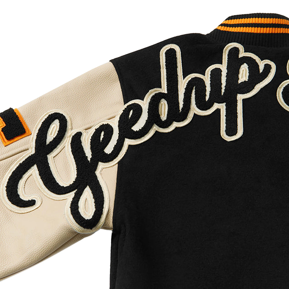 Geedup-x-Trapstar-Letterman-Jacket-Black-Cream-Orange-(2025)-5