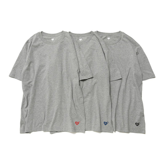 Human-Made-Premium-Cotton-T-Shirt-(3-Pack)-‘Gray’-