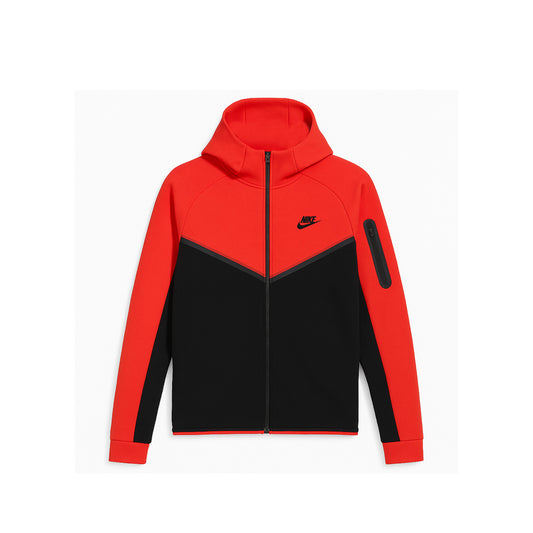 Nike-Tech-Fleece-Full-zip-Hoodie-Jacket-‘Red’-1