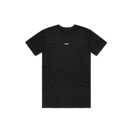 PUSHAS Relaxed EMB T-Shirt 'Black' (2025)