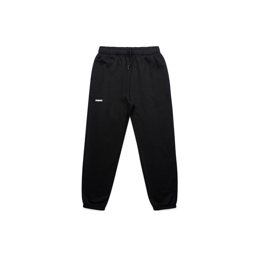 PUSHAS Relaxed EMB Trackpants 'Black' (2025)