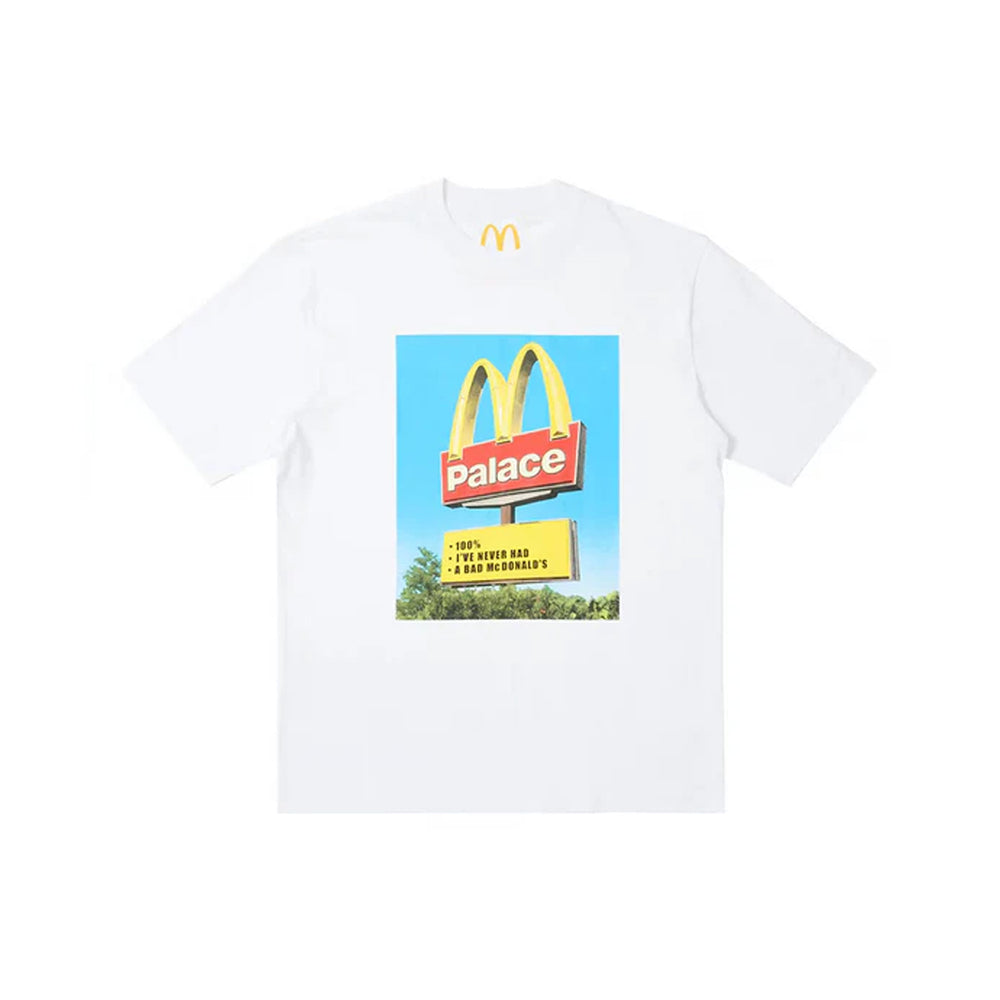 Palace-x-McDonald’s-Sign-T-Shirt-White-2023-