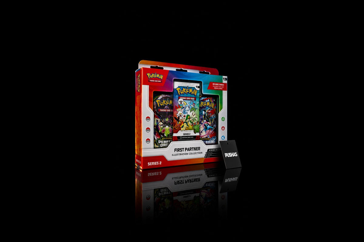 Pokémon TCG First Partner Illustration Collection Series 2 photographed by PUSHAS