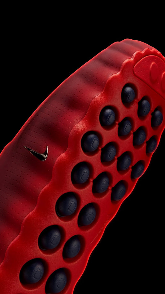 Nike Mind 001 Slide Team Red University Red 2026 top view