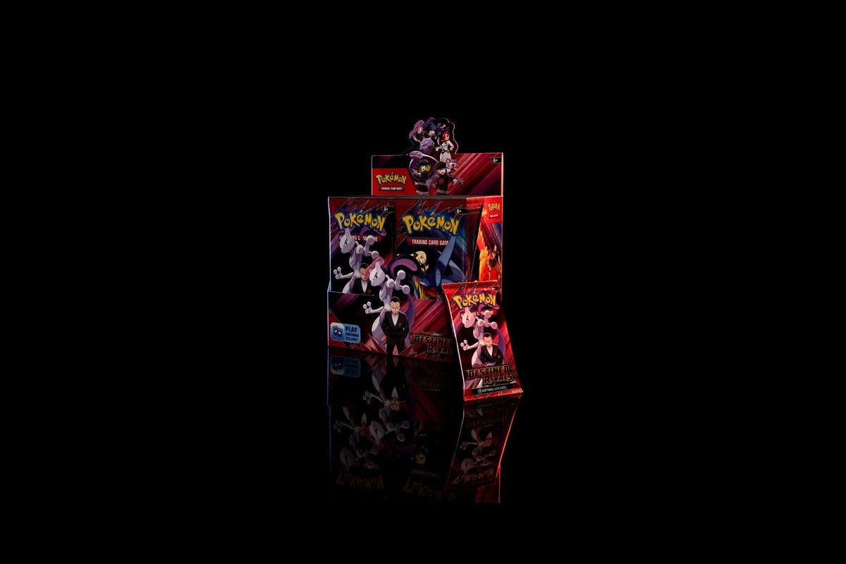 Pokémon TCG Scarlet & Violet Destined Rivals Booster Display Box photographed by PUSHAS