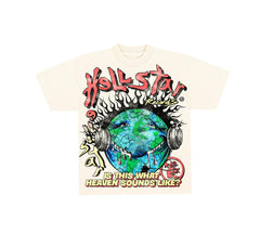 HELLSTAR HEAVEN ON EARTH TEE FRONT