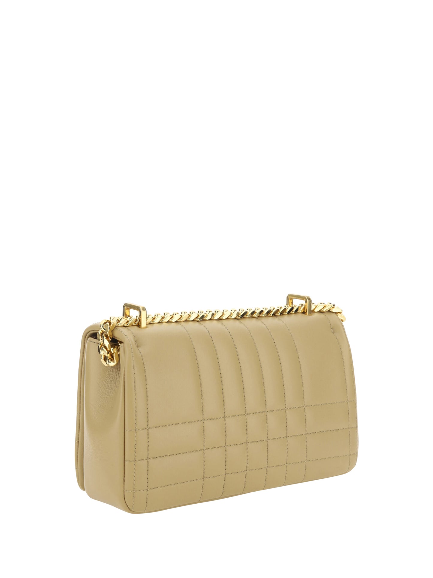 Burberry Quilted Leather Shoulder Bag 'Beige'