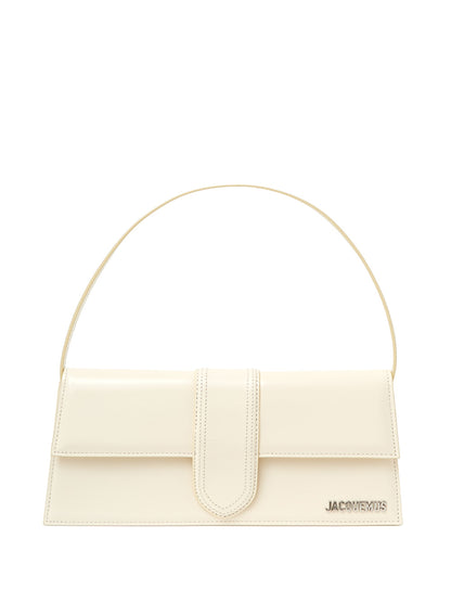 Jacquemus Leather Long Shoulder Bag 'Ivory'