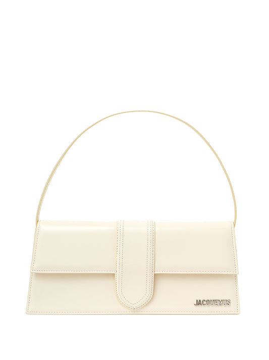 Jacquemus Leather Long Shoulder Bag 'Ivory'