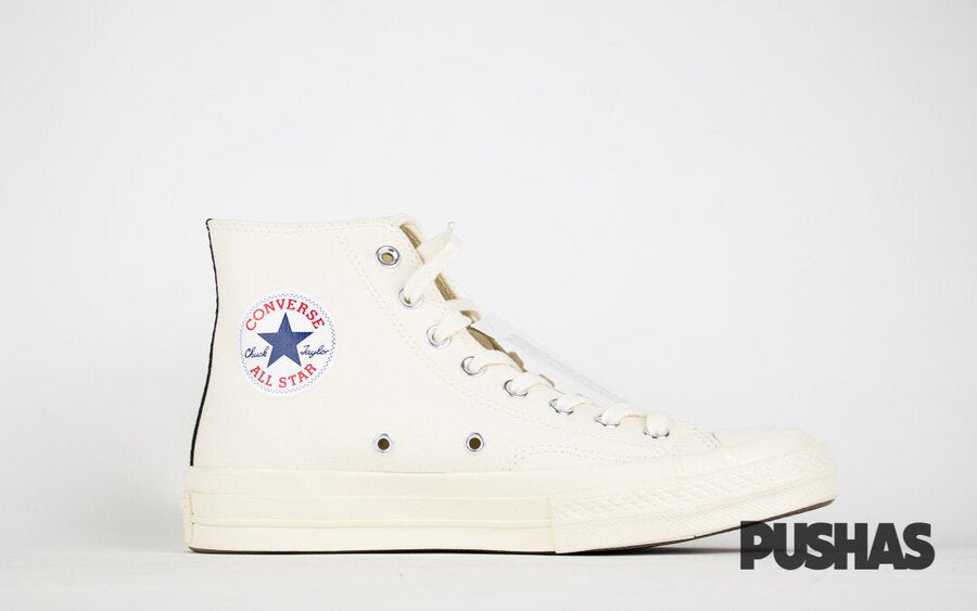 Comme des Garcons Play x Chuck Taylors High Top - Milk (2019)