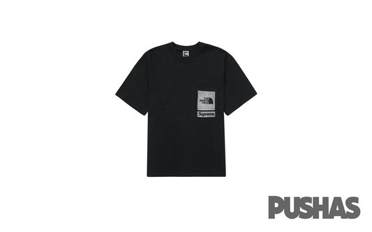 Supreme-The-North-Face-Printed-Pocket-Tee-Black