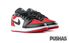 [Refurbished] Air Jordan 1 Low 'Bred Toe' GS (2021)