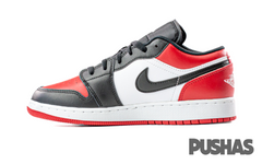 [Refurbished] Air Jordan 1 Low 'Bred Toe' GS (2021)