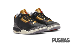 Air Jordan 3 Retro 'Black Cement Gold' W (2022)