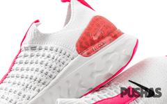 React Phantom Run Flyknit 2 'Platinum Tint Hyper Pink' Women's (2021)