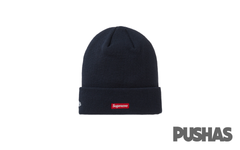 Supreme New Era S Logo Beanie 'Navy' (2023)