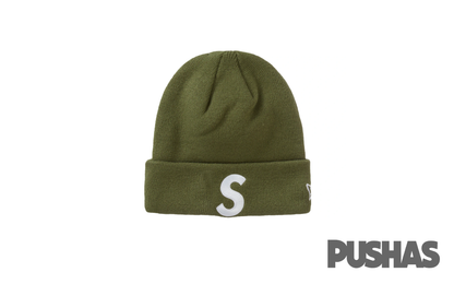 Supreme-New-Era-S-Logo-Beanie-Olive-2023