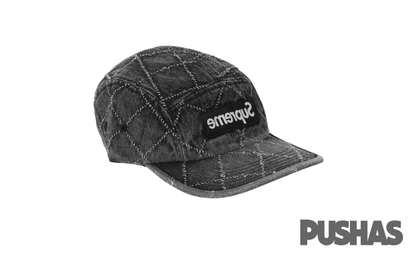 Supreme-Punch-Denim-Camp-Cap-Black-2023