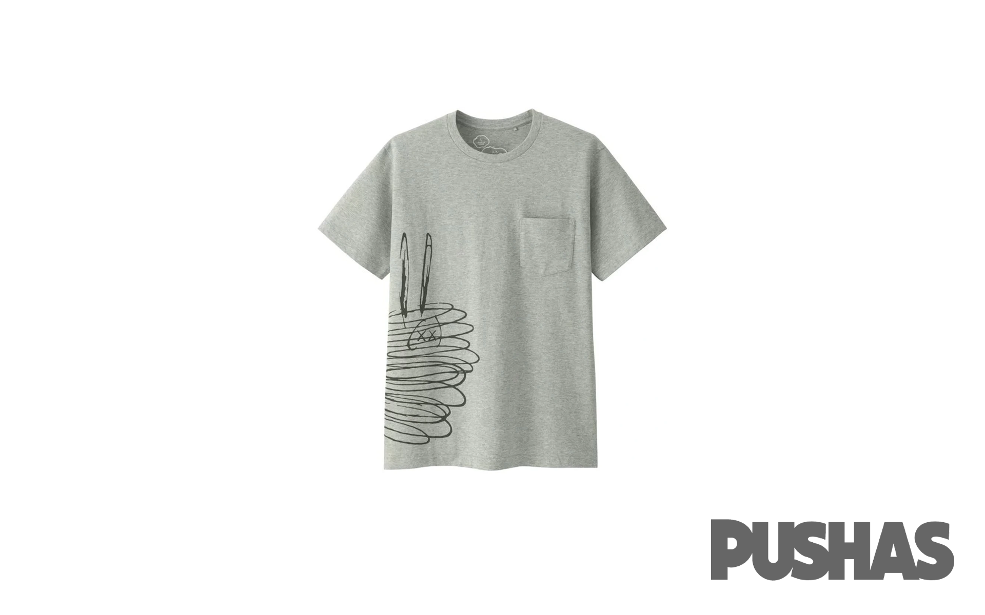 KAWS-x-Uniqlo-x-Peanuts-Dust-Cloud-Pocket-Tee-Tee-Gray-2017