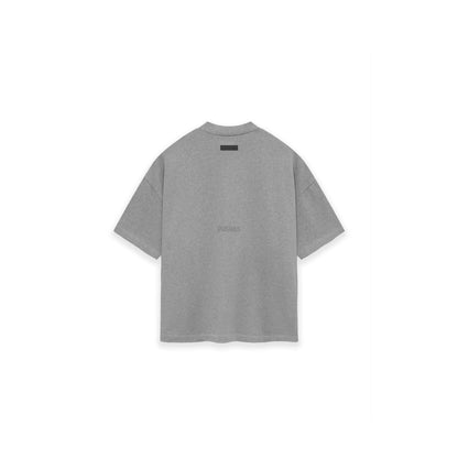 Fear of God Essentials Heavy Jersey S/S T-Shirt 'Dark Heather Oatmeal' (2023)