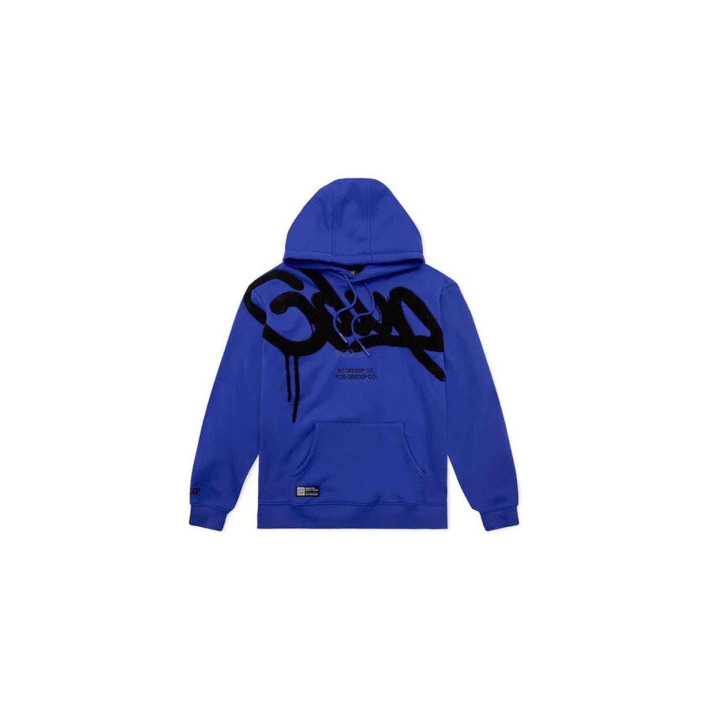 Geedup Handstyle Hoodie 'Royal Blue / Black' (2022)